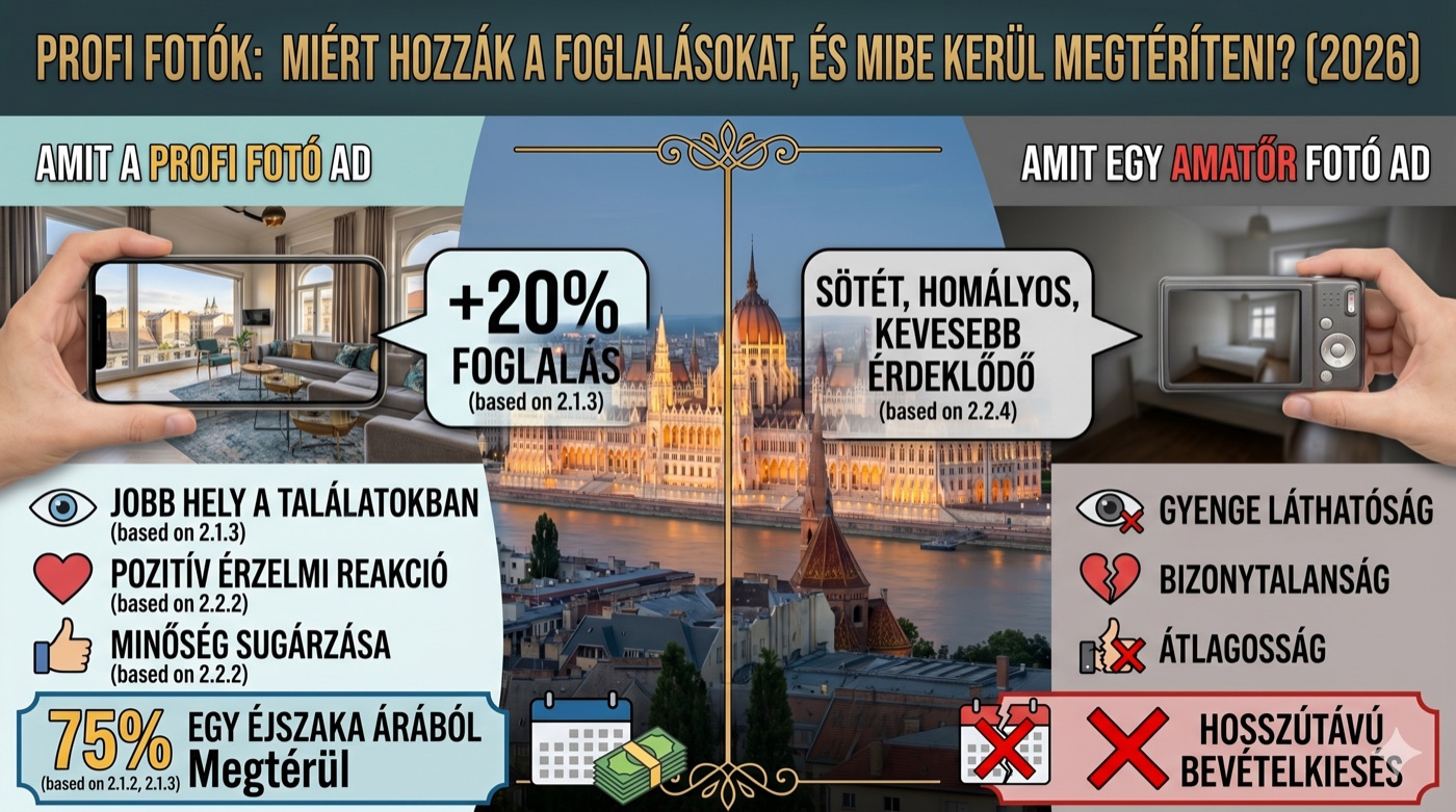 Profi fotók, miért hozzák a foglalásokat